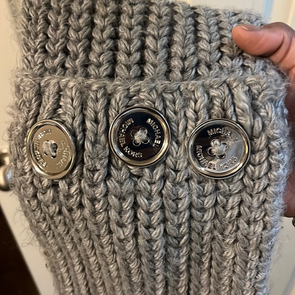 Authentic MK button infinity scarf! - Picture 1 of 3